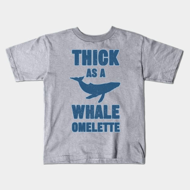 Whale Omelette Kids T-Shirt by BOEC Gear